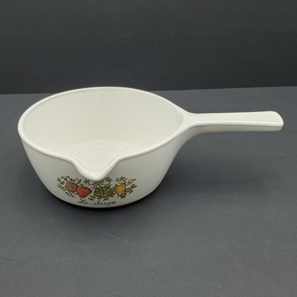 Corningware Spice of Life La Sauge Saucepan with Spout Corning 2.5 Cup Cookware - Picture 2 of 9